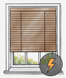 Electric Wooden Blinds