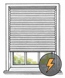 Electric Pleated Blinds