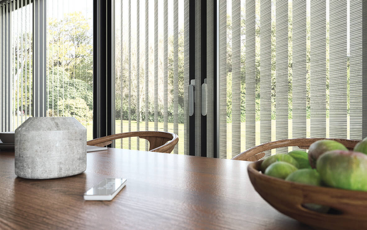 Electric Vertical Blinds Motorised & Remote Newblinds.co.uk