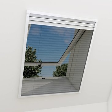 2 In 1 Pleated Blind Flyscreen For Velux Fakro Dakstra Rooflite