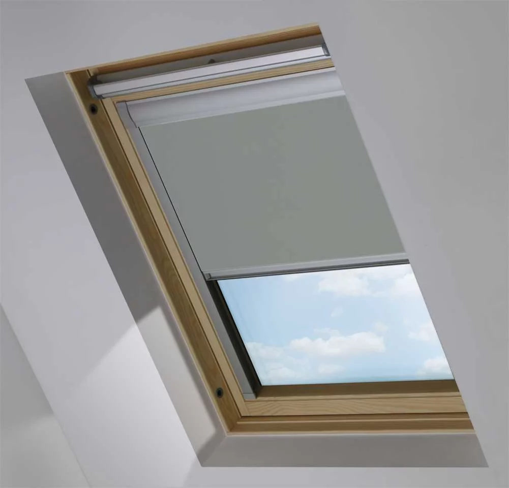 Pewter Bloc Skylight Blind C4A for Dakstra Roof Windows Blockout 