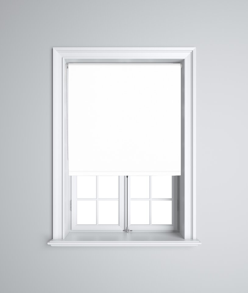 OPAQUE WHITE 1.83m Battery Powered Roller Blinds Newblinds.co.uk