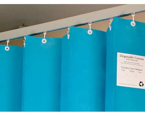 Disposable Cubicle Curtain with Eyelets