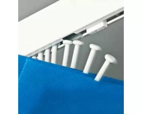 Disposable Cubicle Curtain with Easy Load Gli