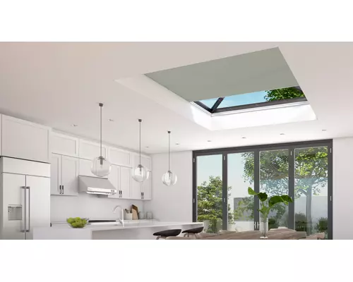 Electric Pleated Skylight Blinds HALO WILLOW 25MM