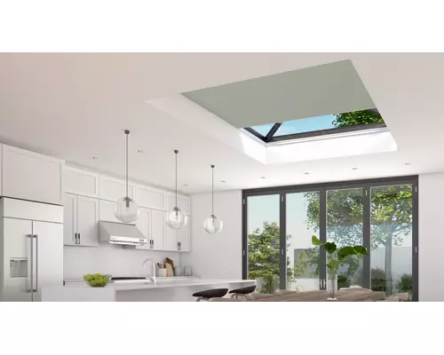 Electric Pleated Skylight Blinds LUNA  SAGE 25MM