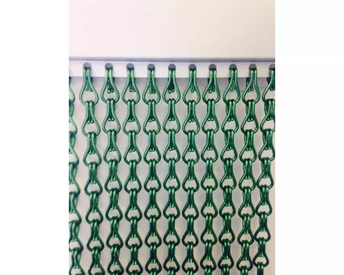 Green Chain Link Screen