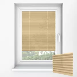 VOILE PLT 20 SANDSHELL Perfect Fit Pleated Blinds