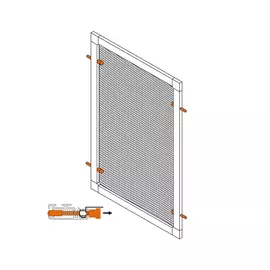 Spring Pin Mounting Set (Code: 3628) Fly Screen Accessories
