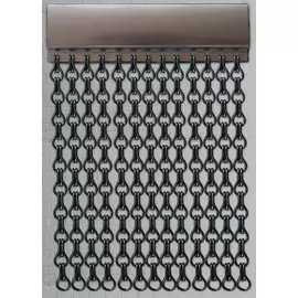 Gunmetal Chain Fly Screen Door Fly Curtain, Chain Fly Screens