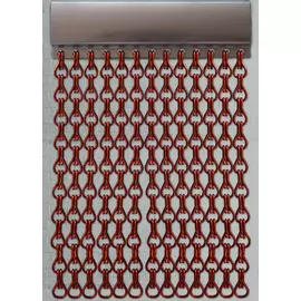 Red Chain Fly Screen for Doors | 90x210cm