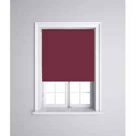 OPAQUE BURGUNDAY  1.83m 230v Relay Operated Electric Roller Blinds