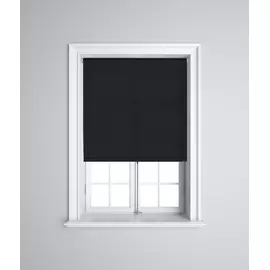 DALIA BLACK  2.3m 230v Relay Operated Electric Roller Blinds
