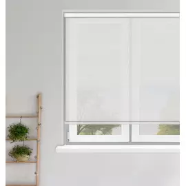 VOILE RB WHITE Battery Powered Roller Blinds