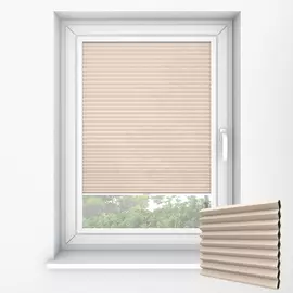 Duoshade Mosaic Vanilla Perfect Fit Honeycomb Blinds, Perfect Fit Pleated Blinds