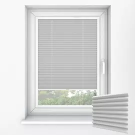 Nightshade Snow White Perfect Fit Pleated Blinds