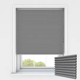 LUNA GRAPHITE 25MM Pleated Blinds, Honeycomb Blinds