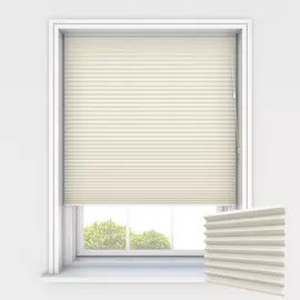 Reflex Ivory Pleated Blinds