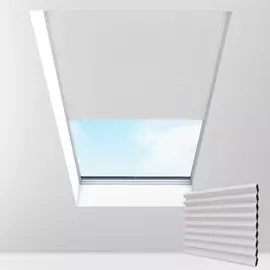 Tusk Blackout Electric Pleated Skylight Blinds