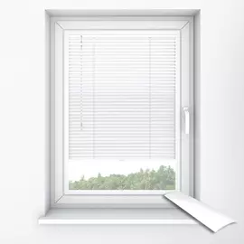 0001 White Perfect Fit Venetian Blinds