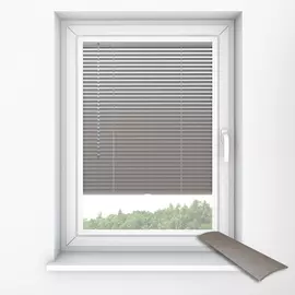 0713 Brushed Silver Perfect Fit Venetian Blinds