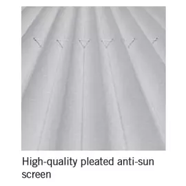 2-in-1 Pleated Blind & Flyscreen for VELU