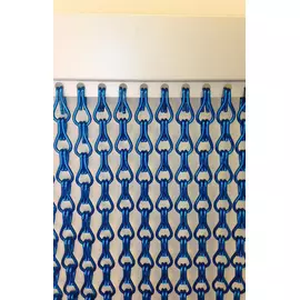 Blue Chain Fly Screen Doors | 90x210cm