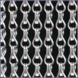 Silver Chain Link Screen