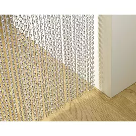Silver Chain Fly Screen Door Fly Curtain, Chain Fly Screens